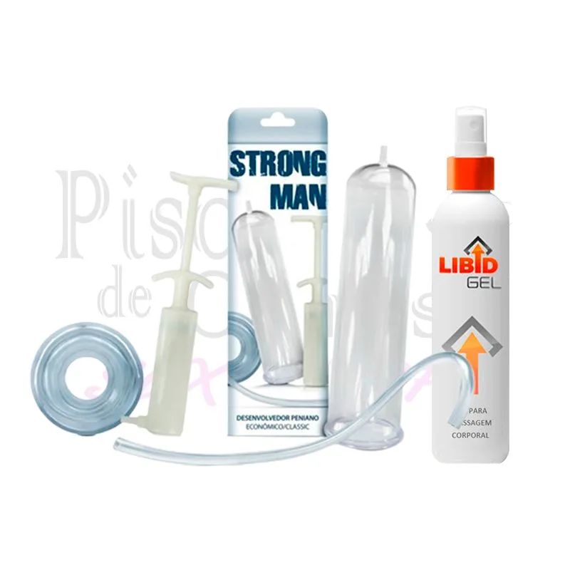 BOMBA PENIANA STRONG MAN + LIBID GEL