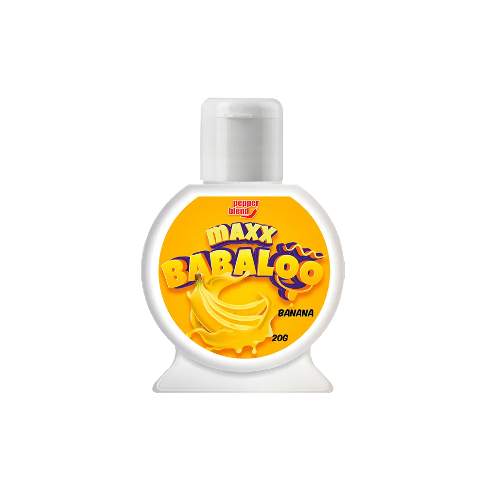 Óleo Comestível Maxx Babaloo Banana 20g Sex Shop
