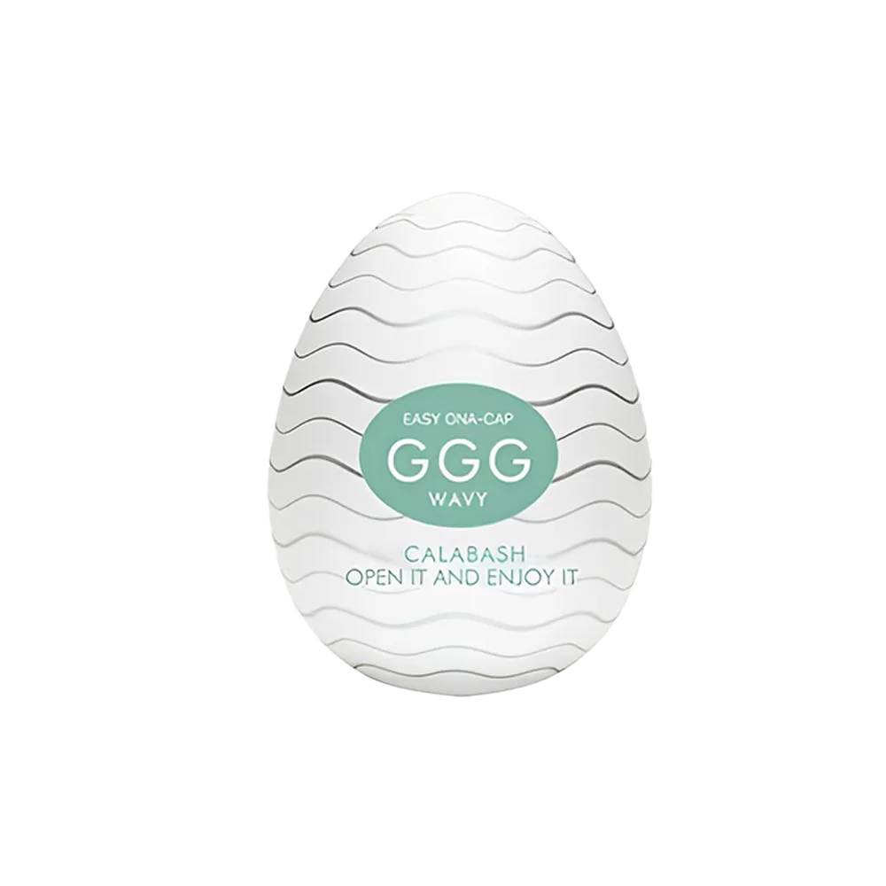 Masturbador EGG Wavy Tamanho: 6,5x5 cm