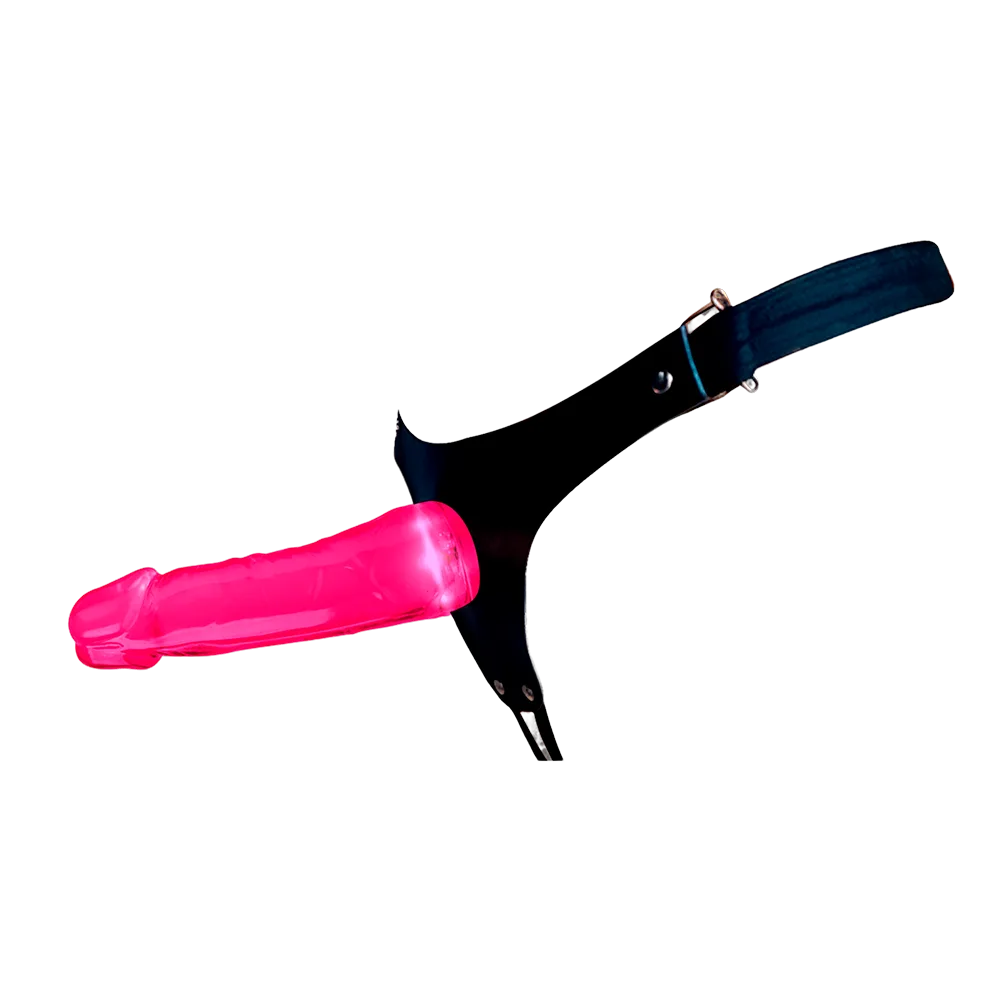 Cinta com prótese rosa com led 16x4 CM