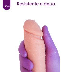 Prótese com Escroto Resistênte Água - 18x4,5 cm - Sex Shop