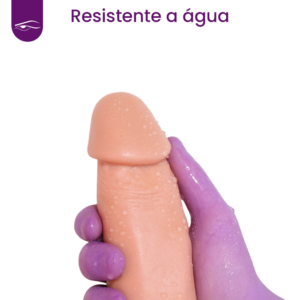 Prótese com Vibração Resistente à Água - 24,5x5 cm - Sex Shop