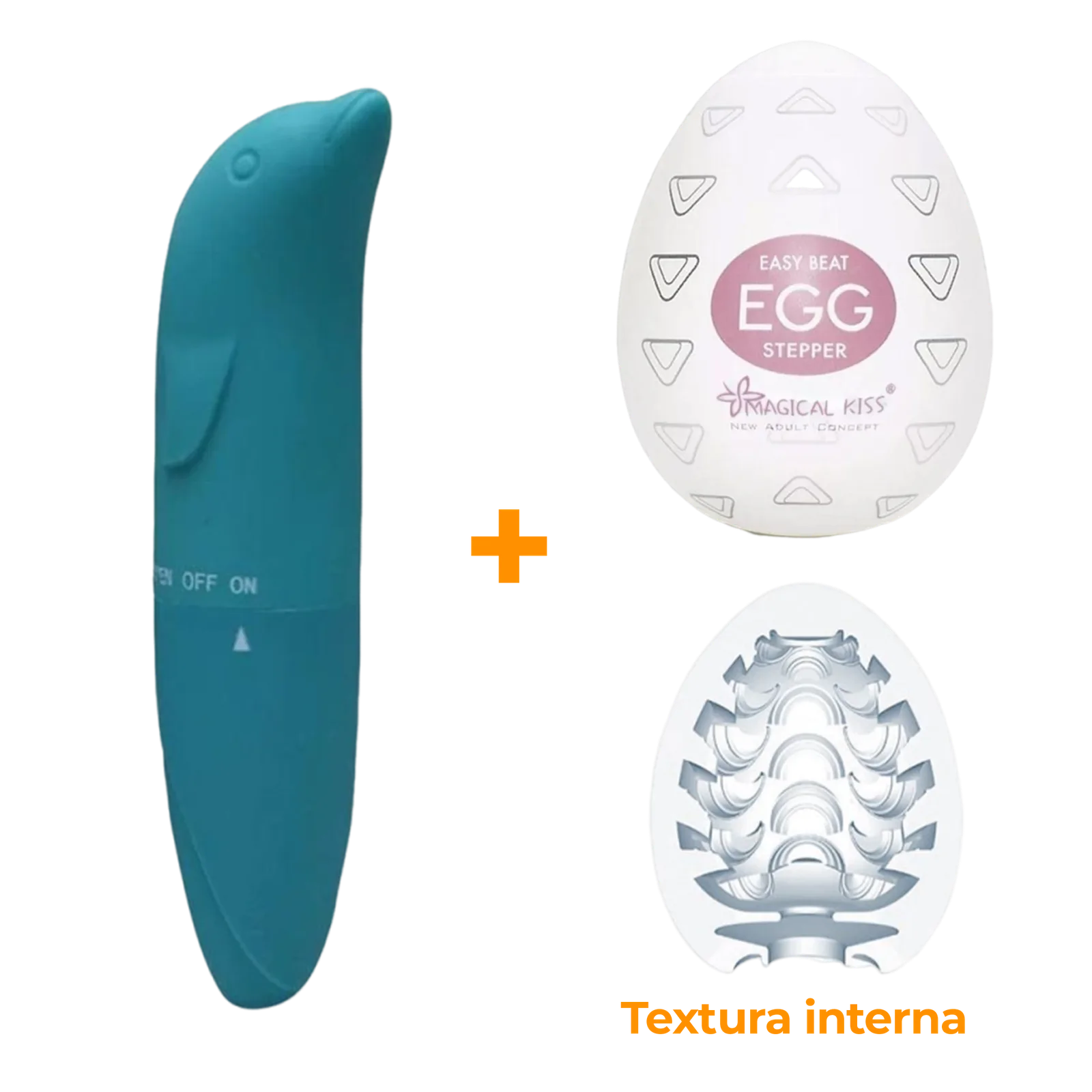Masturbador Egg Stepper + Vibrador Ponto G Verde Sex Shop