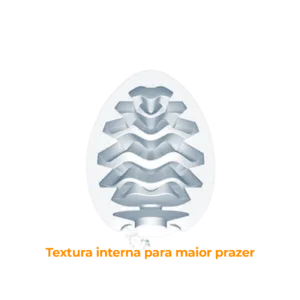 Masturbador Egg Wavy + Vibrador Ponto G Roxo  - Sex Shop