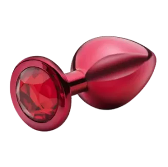 O Plug Anal P Glitter com Pedra Sex Shop