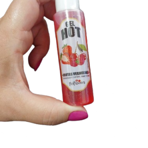 Gel Aromatizante Hot - Frutas Vermelhas - 35ml - Sex Shop