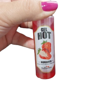 Gel Aromatizante Hot - Morango - 35ml- Sex Shop