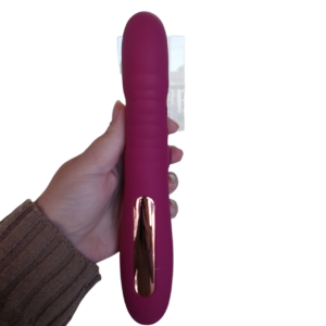 VIBRADOR PONTO G COM 10 MODOS DE ESTIMULAÇÃO DO CLITÓRIS ROXO - SEX SHOP