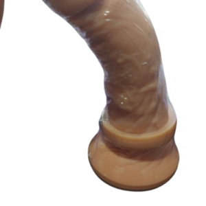 Prótese em Silicone com Ventosa - 14,5x3,7 cm - Sex Shop