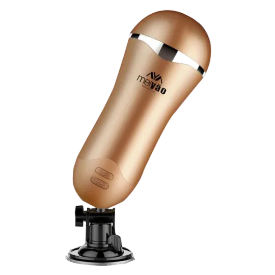 Masturbador Masculino Lanterna com Ventosa e Vibro