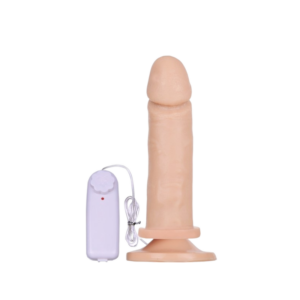 Prótese em silicone bege - 15x3,7 cm- sex shop