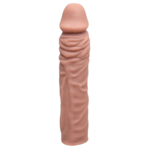 CAPA PENIANA CYBER - MARROM - 19X3CM - Sex Shop