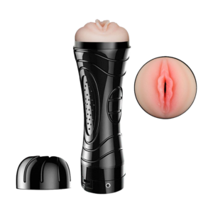 Masturbador Lanterna com Vibrador - Sex Shop