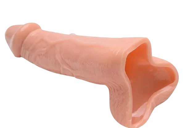 Capa peniana com escroto em silicone 20x4,2 cm Sex shop