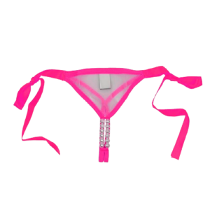 Tanga perola neon - Pink