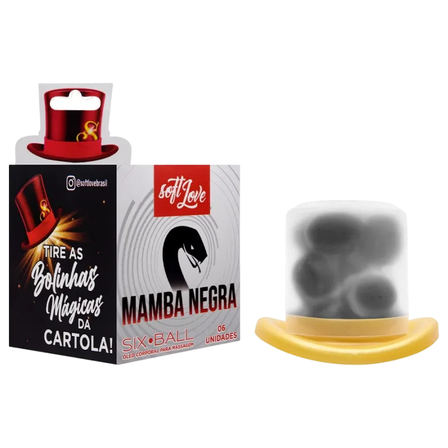 Mamba Negra Bolinha 6 sex shop