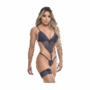 Body Rendado Com Persex Sensual