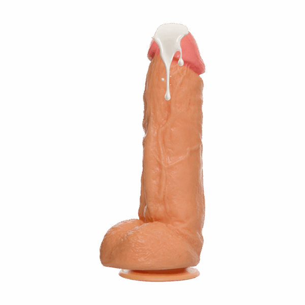 Pênis Que Ejacula 19,5x5,5cm com Escroto sexshop