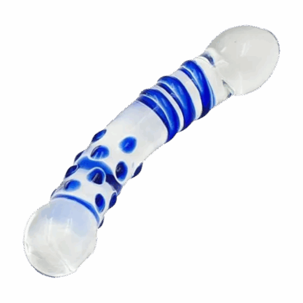 PLUG ANAL EM VIDRO CÔNICO 20 x 3.4cm