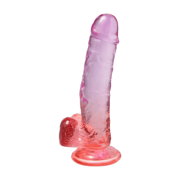 PRÓTESE PENIANA EM DEGRADE COM VENTOSA 18 x 3,7cm
