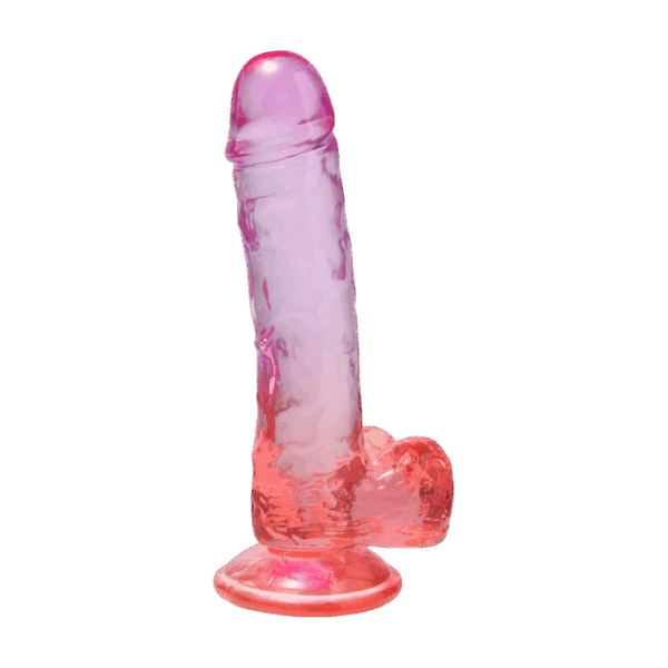 PRÓTESE PENIANA EM DEGRADE COM VENTOSA 18 x 3,7cm