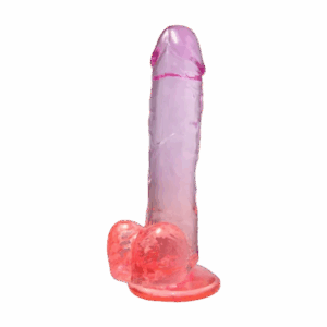 PRÓTESE PENIANA EM DEGRADE COM VENTOSA 18 x 3,7cm