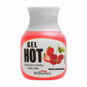 Gel Aromatizante Hot - Frutas Vermelhas - 35ml - Sex Shop