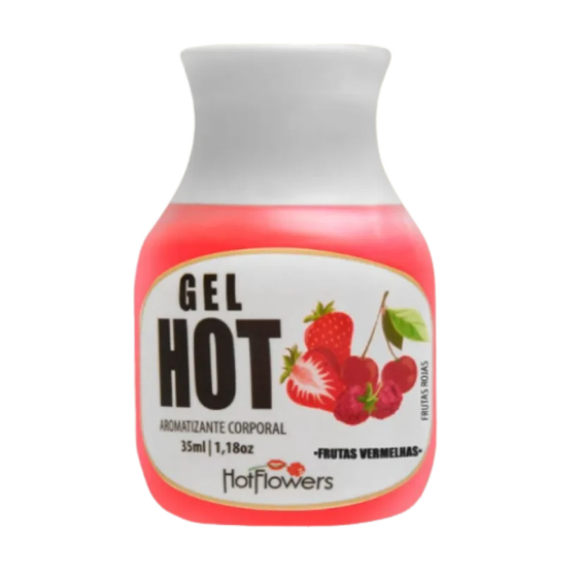 Gel Aromatizante Hot Frutas Vermelhas 35ml Sex Shop