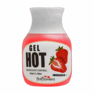 Gel Aromatizante Hot - Morango - 35ml- Sex Shop