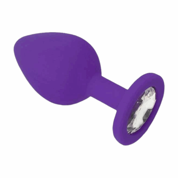 Plug Anal Aveludado Roxo