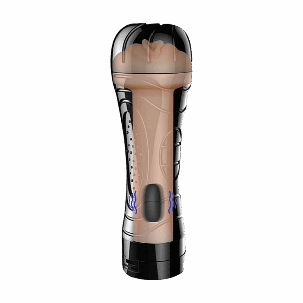 Masturbador Lanterna com Vibrador - Sex Shop