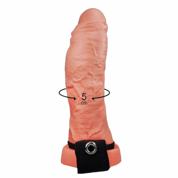 Capa peniana semi-rígida (NOVA MAIS MACIA ) - 20x4 cm -  Sex shop