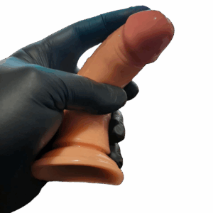 Próteses com Ventosa e Encaixe para Anel 14x4cm- Sex Shop