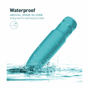 Cápsula Vibratória Com 10 Modos de Vibração Aveludada Recarregável Azul