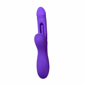 VIBRADOR LINGUA VAI E VEM COM ESTIMULADOR