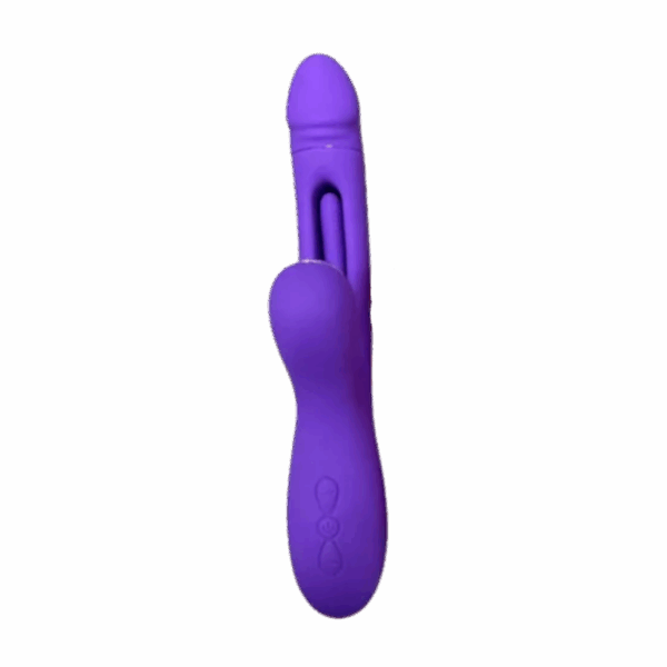 VIBRADOR LINGUA VAI E VEM COM ESTIMULADOR
