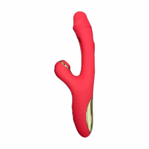 VIBRADOR LINGUA VAI E VEM COM ESTIMULADOR