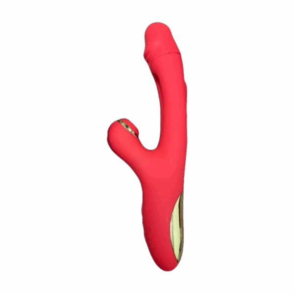 VIBRADOR LINGUA VAI E VEM COM ESTIMULADOR