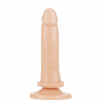 Prótese Bege em Silicone - 12x3,3 cm - Sex Shop
