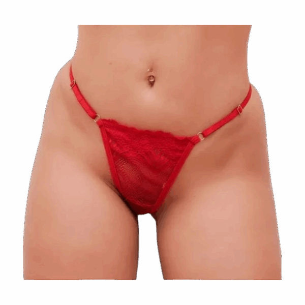 Tanga Fio Dental Puta Vermelha