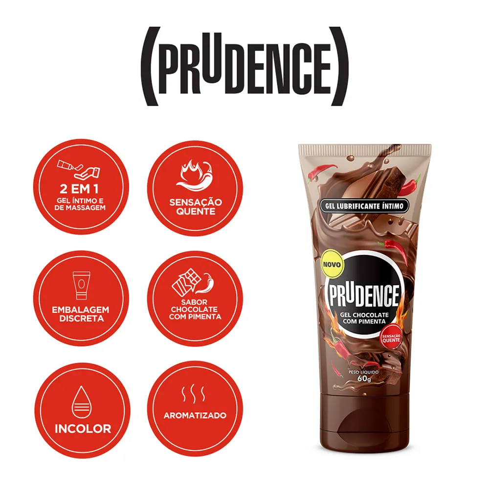 Gel Lubrificante Íntimo Chocolate com Pimenta com 60g