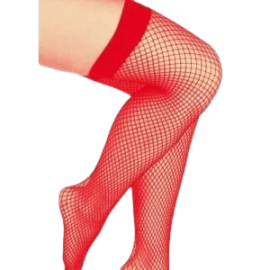 Meia 7/8 Arrastão Stretch - Vermelho