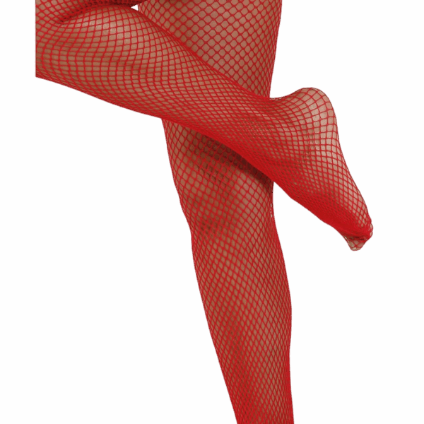 Meia 7/8 Arrastão Stretch - Vermelho