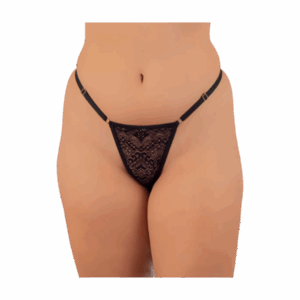 Calcinha Fio Dental Branca Frases GOSTOSA