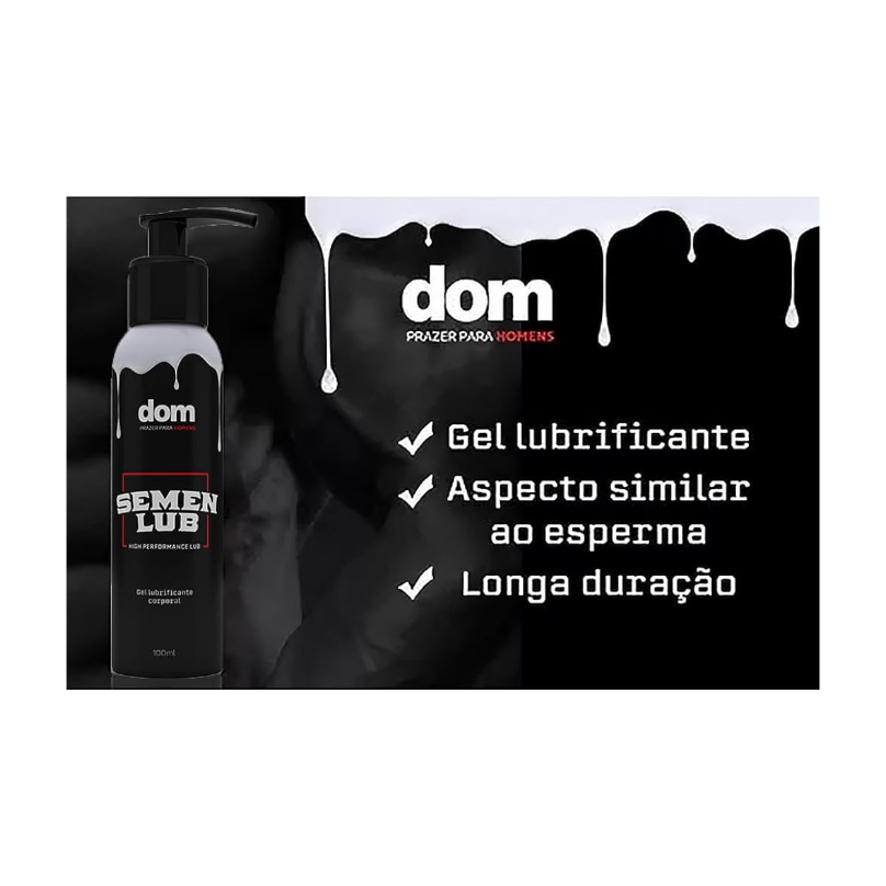 Lubrificante Imita Sêmen do Homem - 100ml - Sex Shop