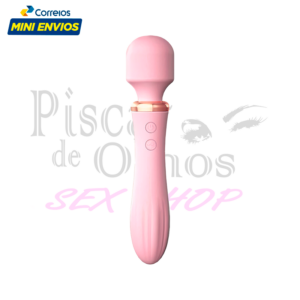 Varinha Mágica Aveludado com Aquecimento - 20x3,7 cm - Sex Shop