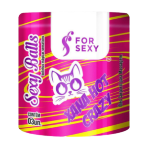 Bolinha Xana Hot Crazy - 3Un - Sex shop