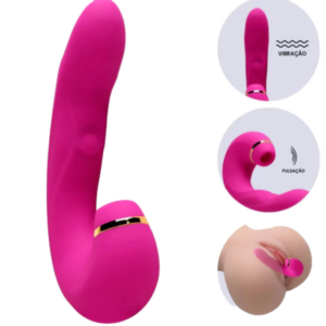 Vibrador e Sugador Elegance