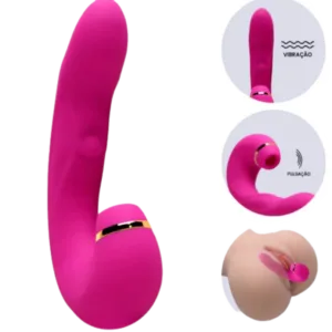 Vibrador e Sugador Elegance