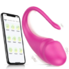 Vibrador De Casal Formato De Glande 10 Vibrações Controle Por Aplicativo